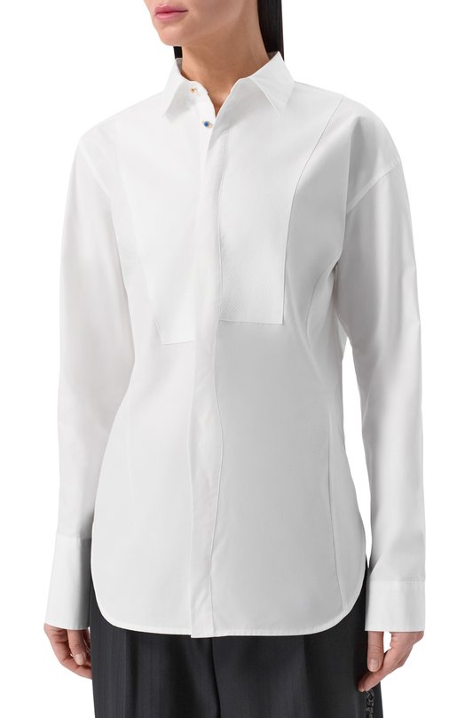 Хлопковая рубашка Undercover UC2E1406 Белый  UC2E1406 Фото 3