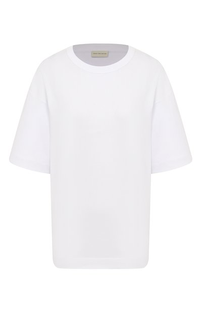 Женская хлопковая футболка DRIES VAN NOTEN, арт. 011101-2600-001