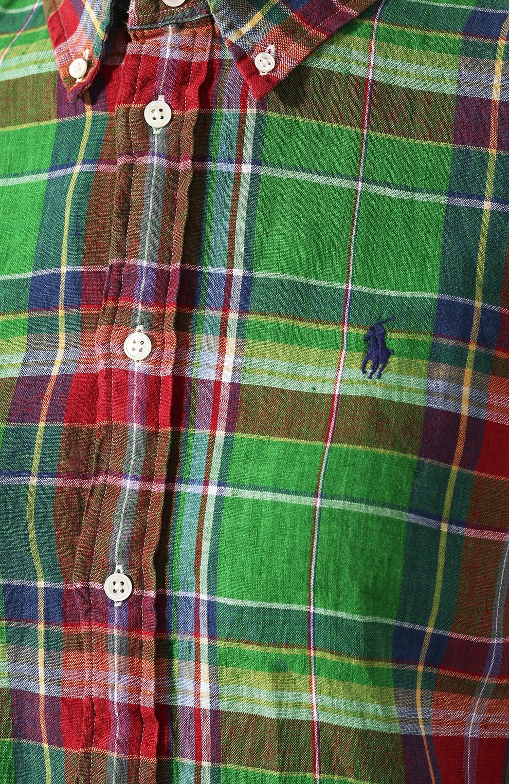Льняная рубашка POLO RALPH LAUREN, арт. 211798167, фото 5