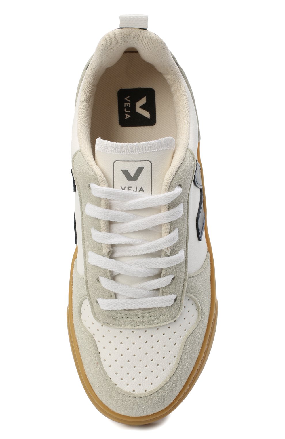 Кеды VEJA черно-белого цвета по цене 11750 руб., арт. CXL072432/28-35, фото 4 Кеды VEJA, арт. CXL072432/28-35, фото 4