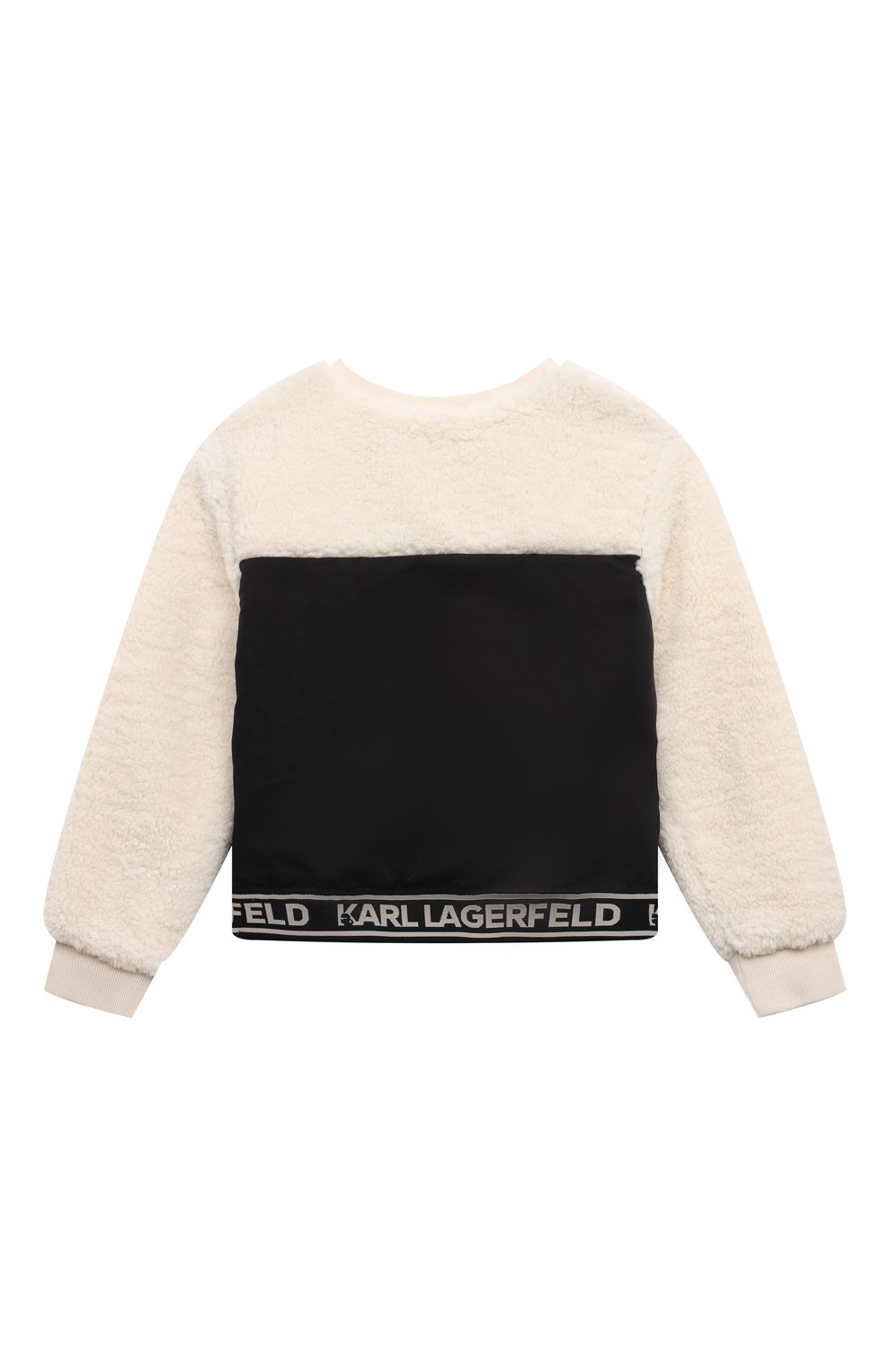 Комбинированный свитшот KARL LAGERFELD KIDS, арт. Z30223, фото 2
