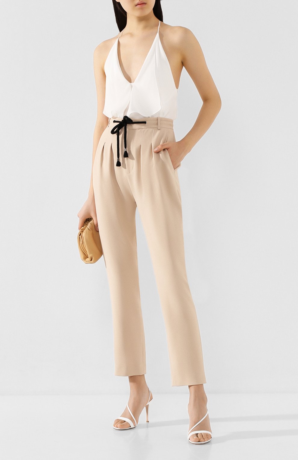 Шелковый топ ROLAND MOURET, арт. SS20/S0790/F0448, фото 2