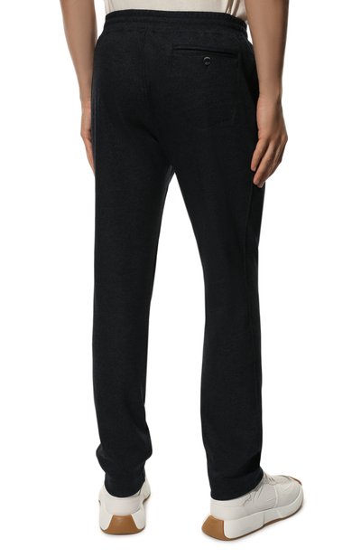 Брюки из хлопка и шерсти CAPOBIANCO темно-синего цвета по цене 44200 руб., арт. 13M732.FU00., фото 4 Брюки из хлопка и шерсти CAPOBIANCO, арт. 13M732.FU00., фото 4