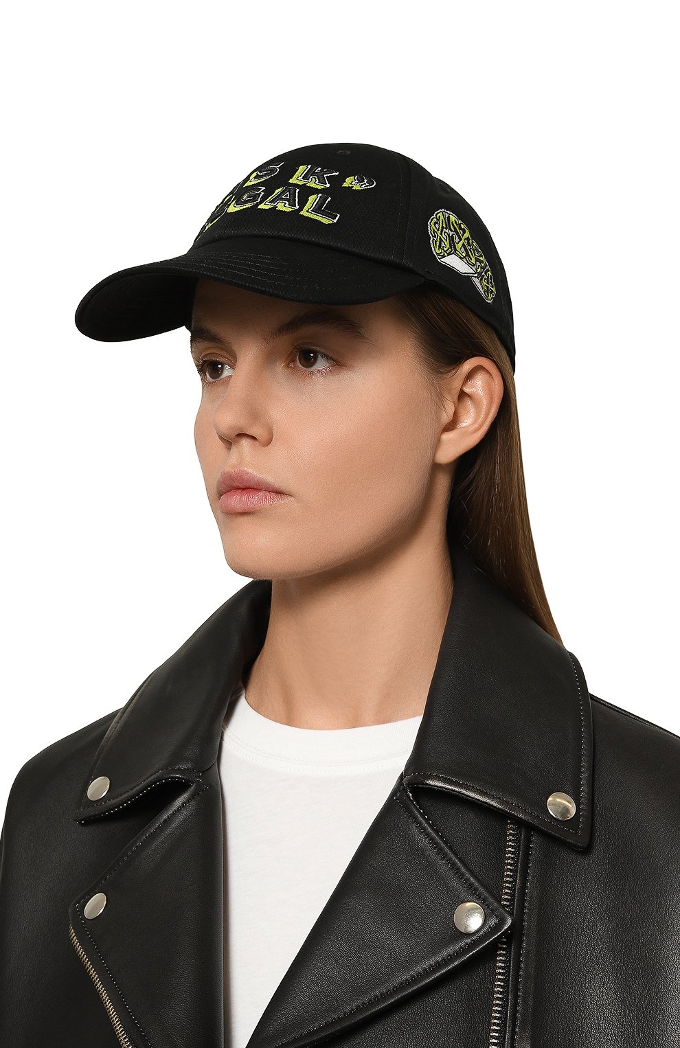 Хлопковая бейсболка OFF-WHITE, арт. 0WLB045W24FAB001, фото 2