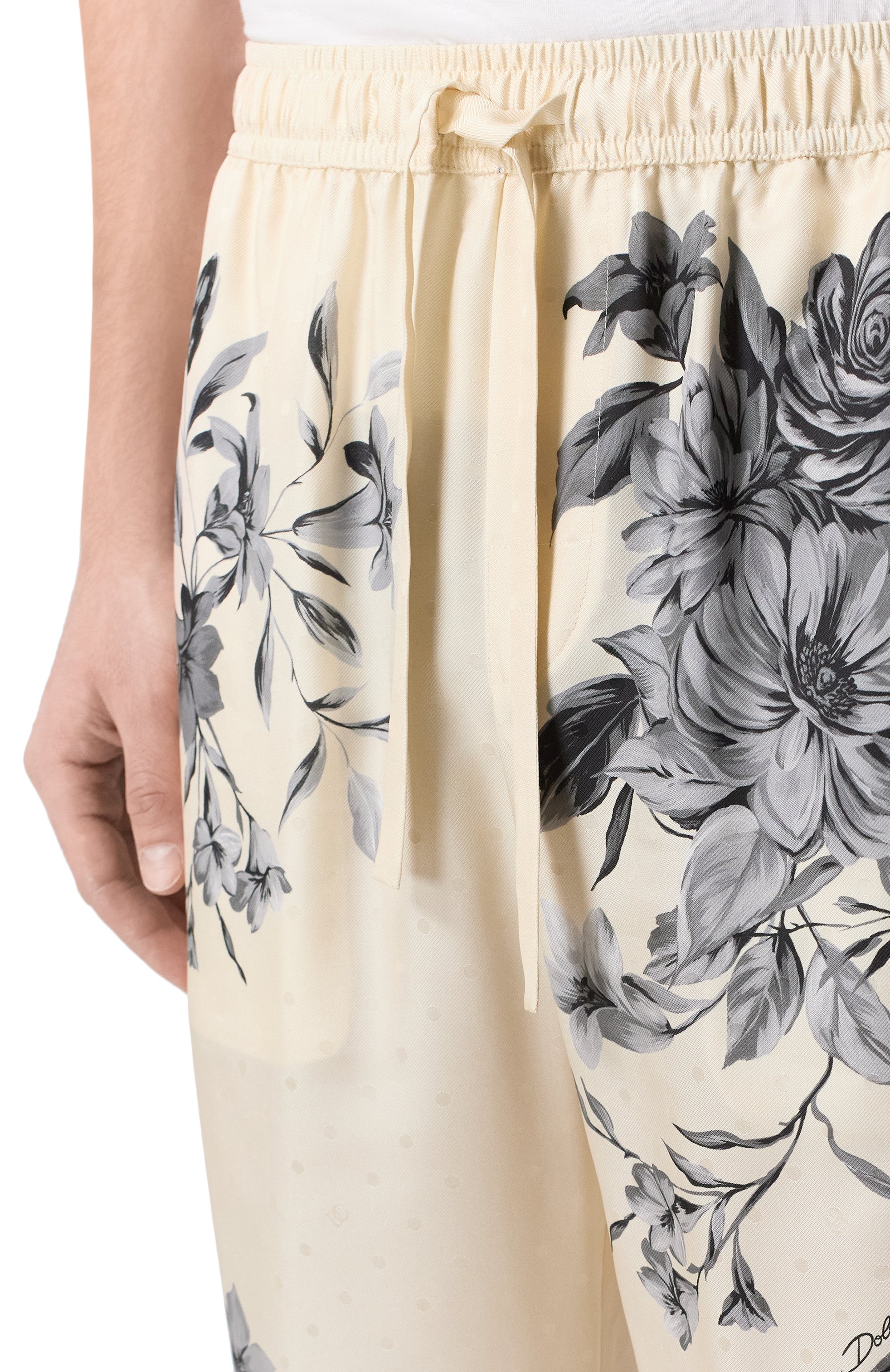 Шелковые домашние брюки DOLCE & GABBANA, арт. GVRMAT/HI100, фото 5