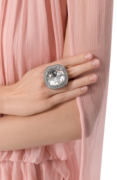 Кольцо una SWAROVSKI серебряного цвета по цене 29950 руб., арт. 5760117, фото 2 Кольцо una SWAROVSKI, арт. 5760117, фото 2