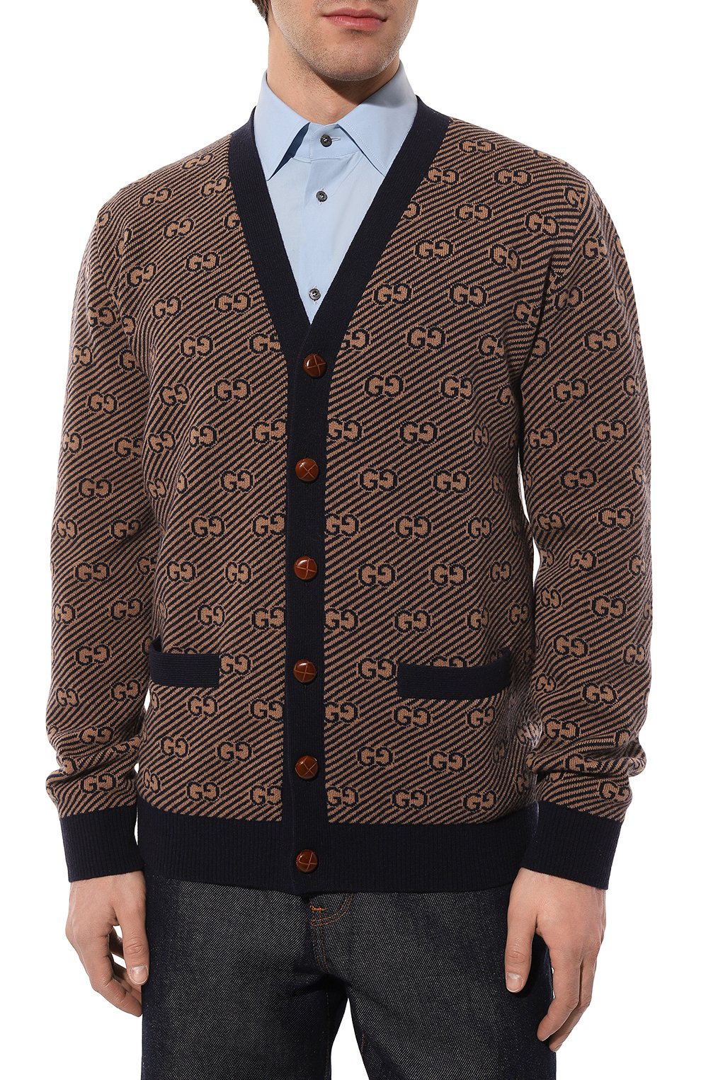 Кардиган из шерсти и кашемира GUCCI, арт. 630412 XKBFZ, фото 3