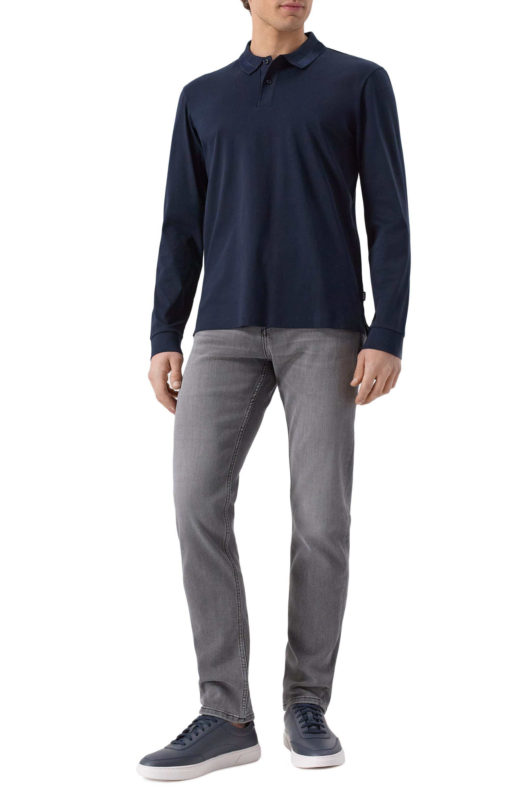 Хлопковое поло BOSS, арт. 50531787, фото 2