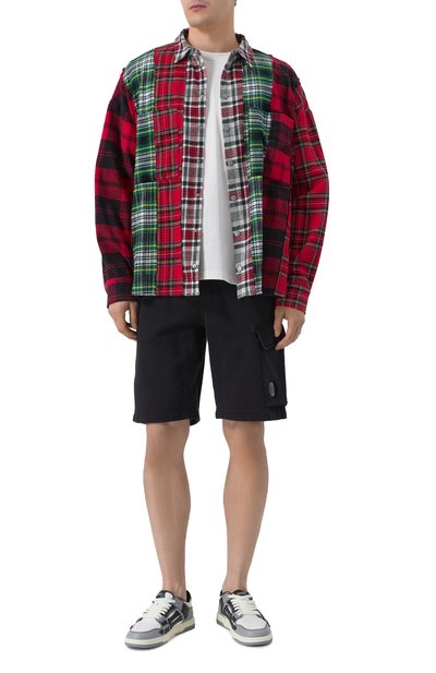 Кожаные кеды varsity skel top AMIRI, арт. AMF0SR1077, фото 2