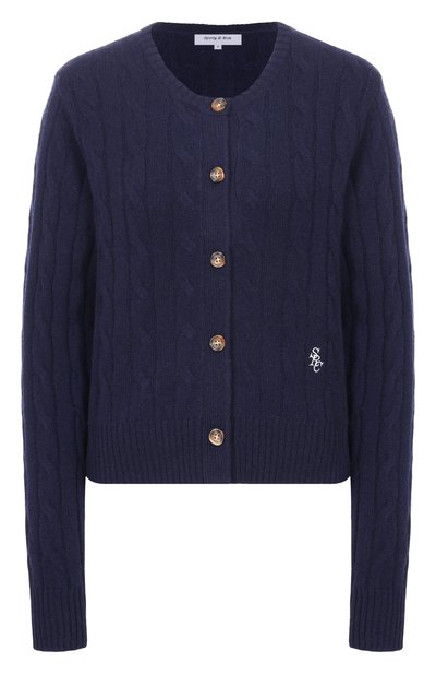 Женский кардиган из шерсти и кашемира SPORTY AND RICH, арт. CA00365302BL106
