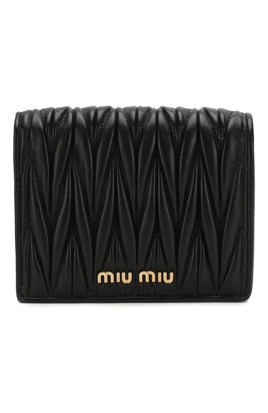Кожаное портмоне Miu Miu
