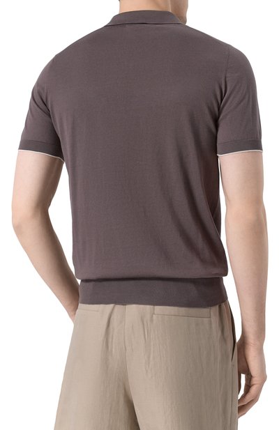 Хлопковое поло BRUNELLO CUCINELLI, арт. M29800145, фото 4