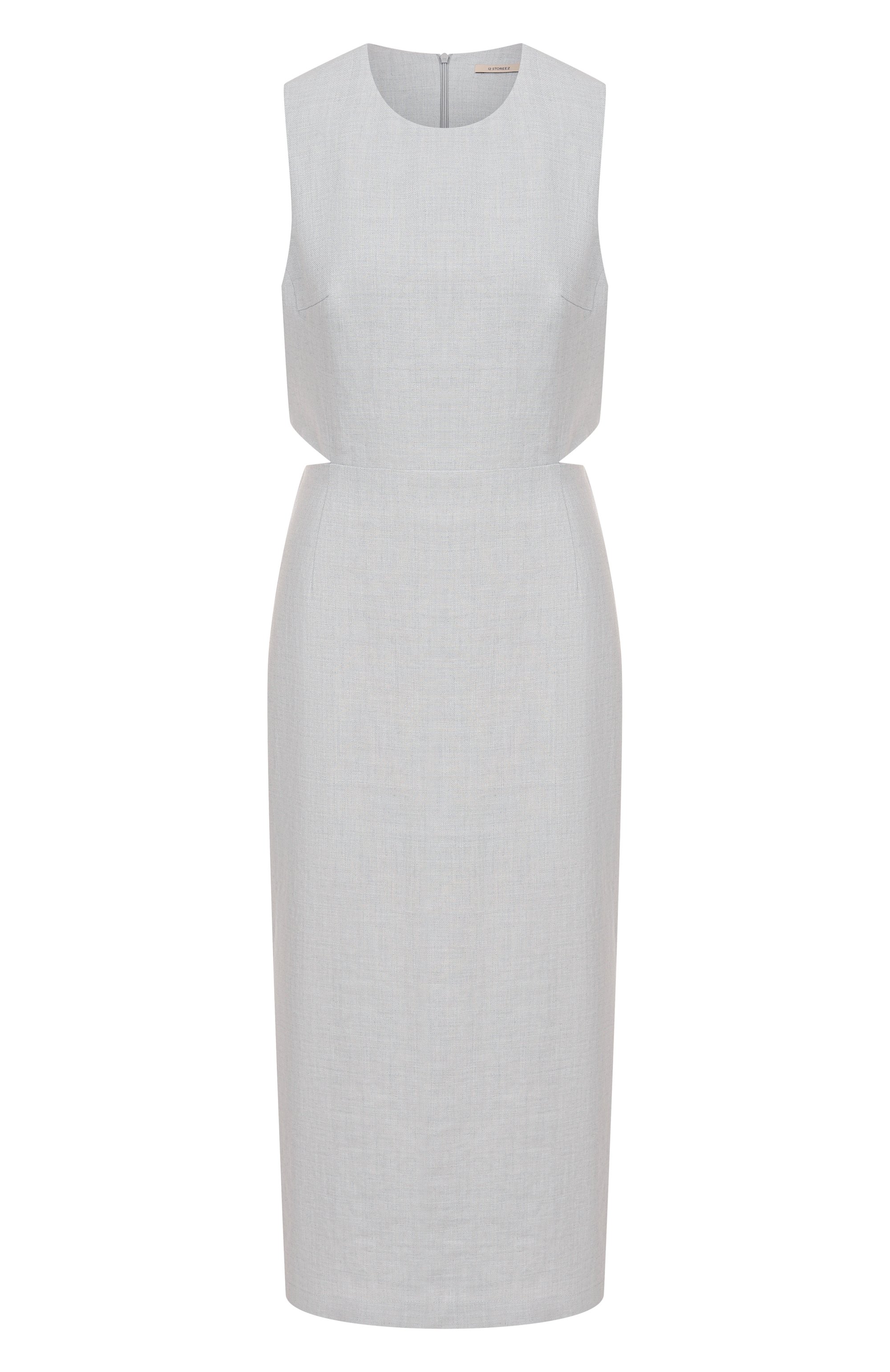 Платье изо льна и вискозы 12 STOREEZ, арт. 126107, фото 1