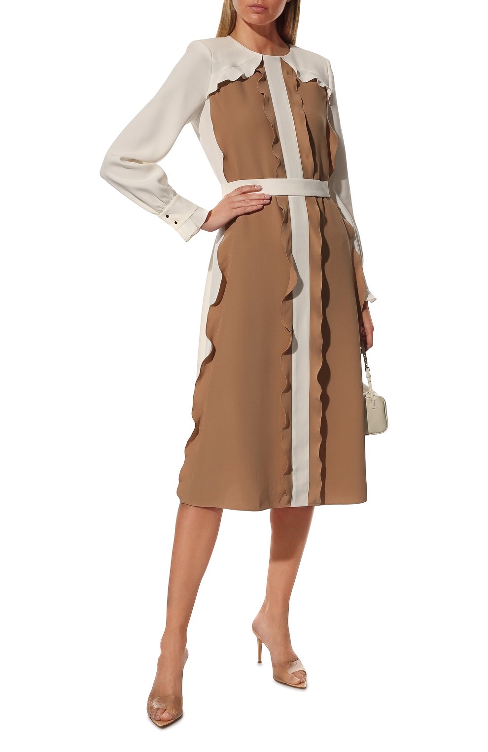 Шелковое платье CHAPURIN, арт. D44/18421/27530-м/SS22, фото 2