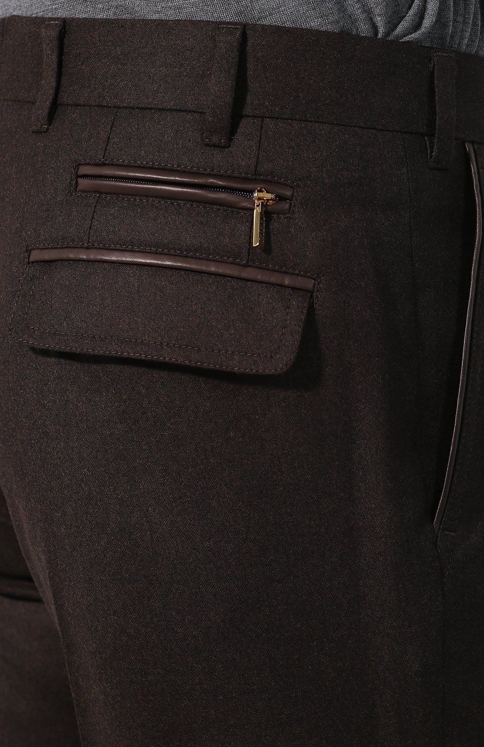 Шерстяные брюки ZILLI, арт. M0Q-40-38N--46438/0001, фото 5