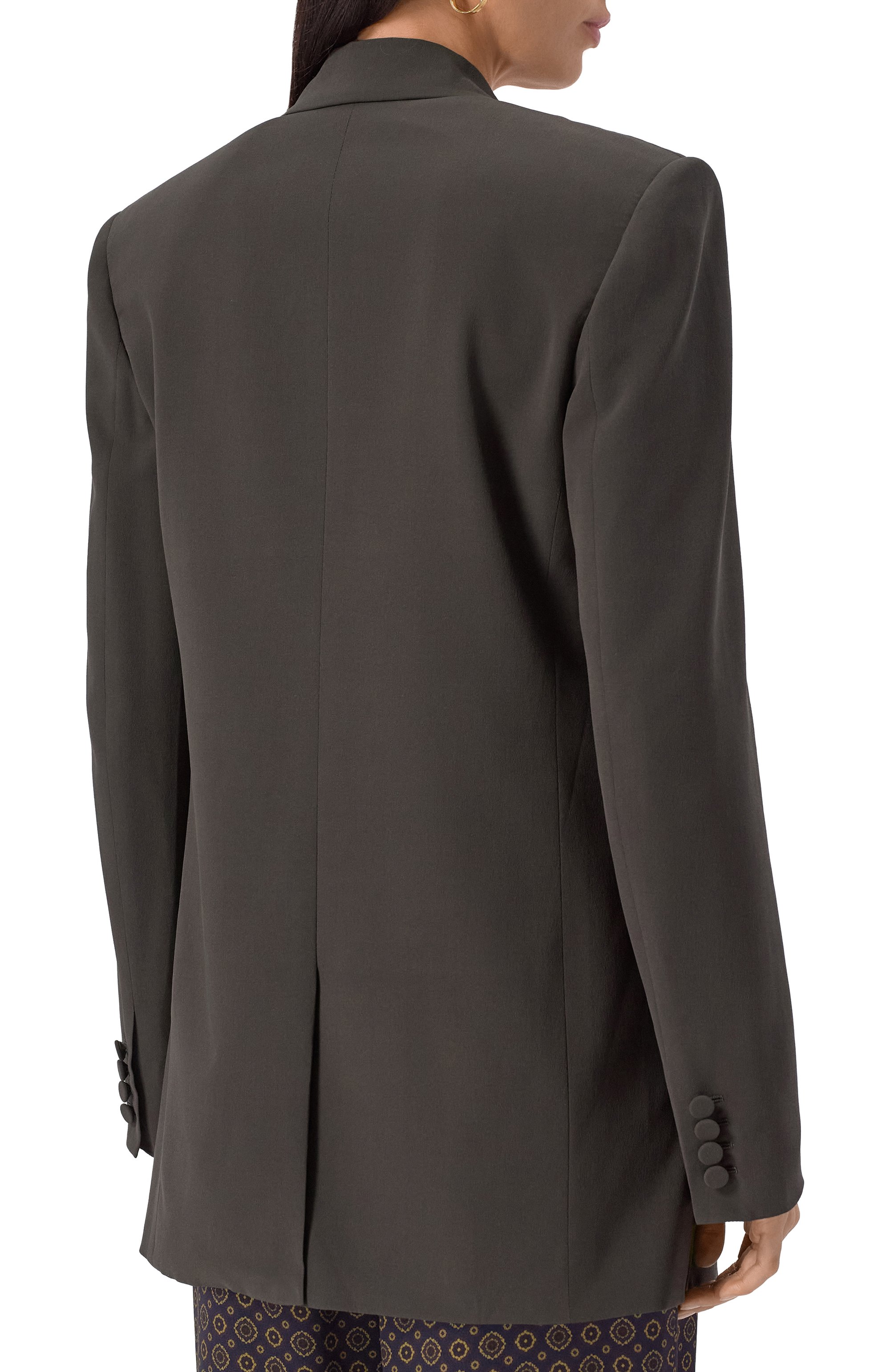 Шелковый жакет SAINT LAURENT, арт. 805576/Y7I21, фото 4