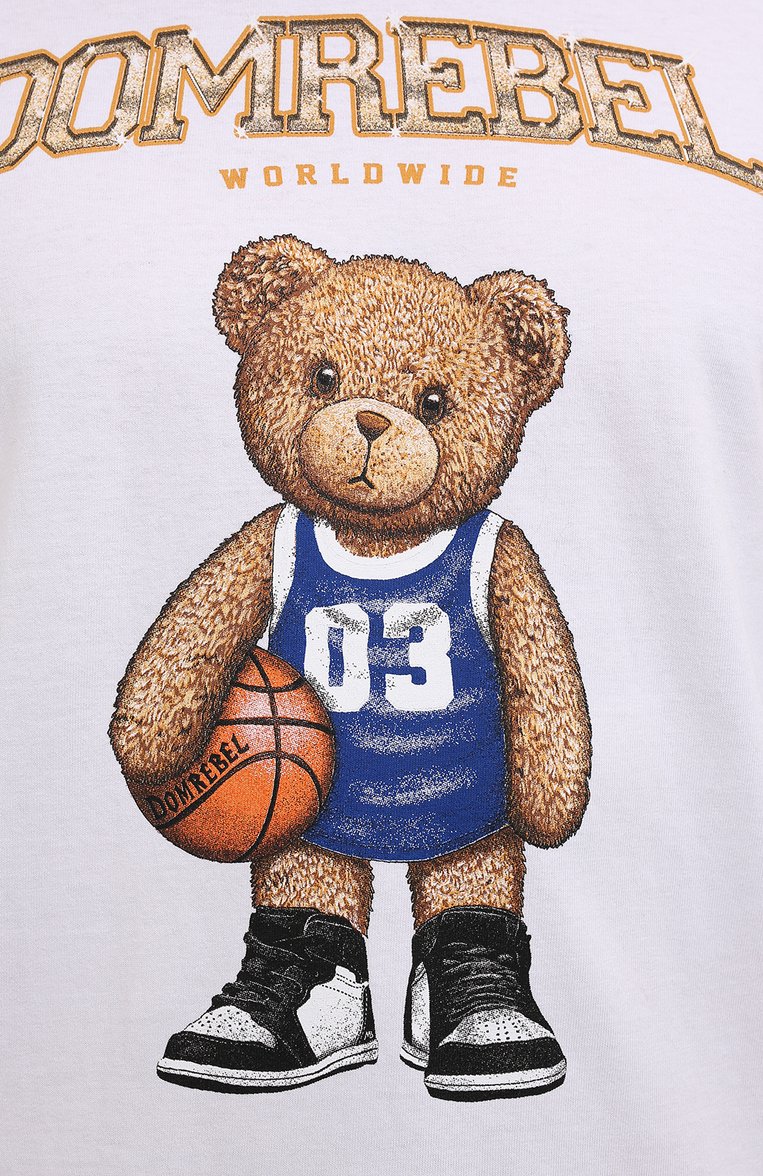 Хлопковая футболка DOMREBEL, арт. MBEARBALL/B0X T, фото 5