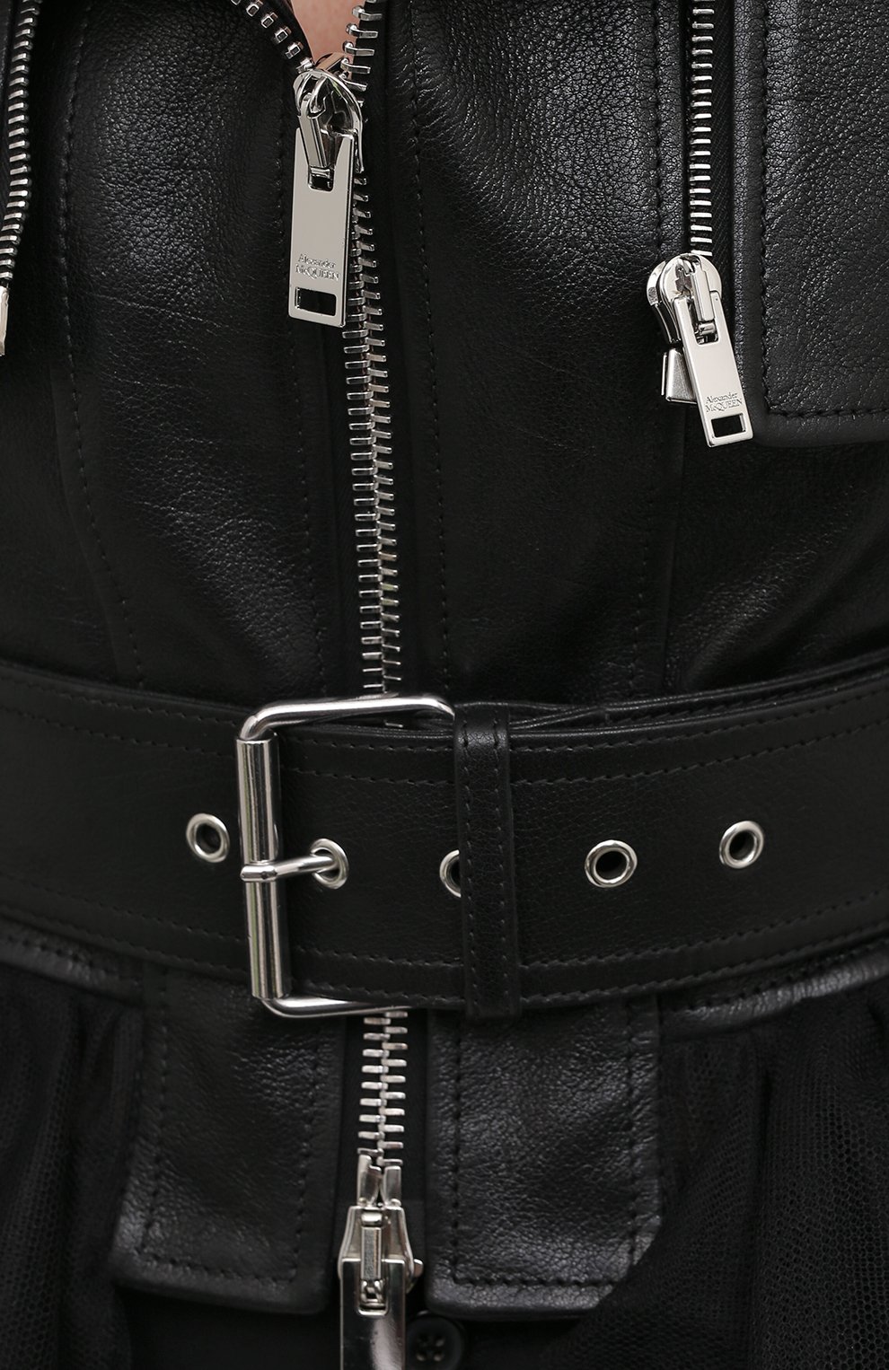 Кожаная куртка ALEXANDER MCQUEEN, арт. 659837/Q5AF7, фото 5