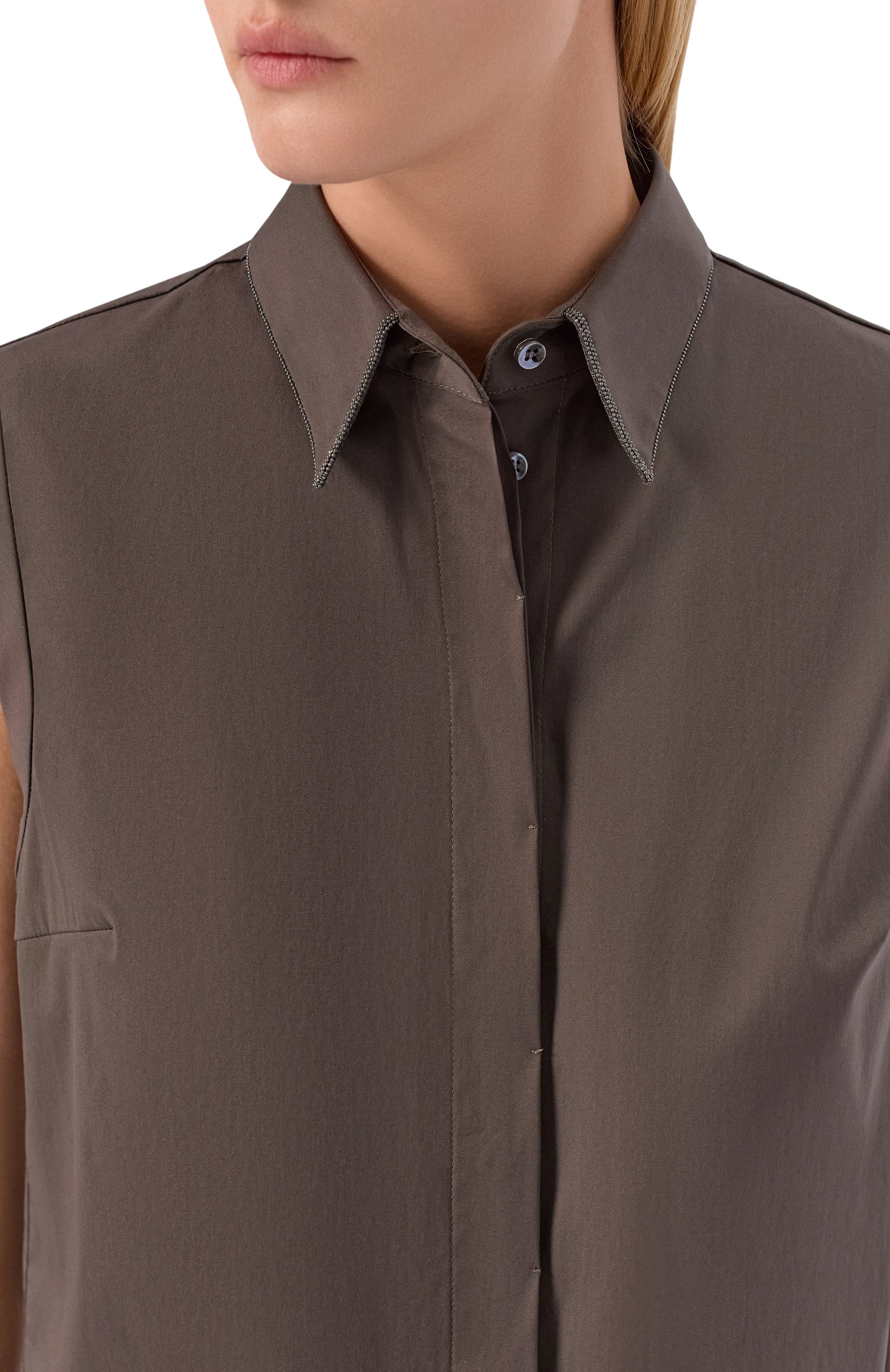 Хлопковый топ BRUNELLO CUCINELLI, арт. MP091MA616, фото 5