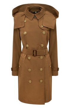 Женский тренч kensington BURBERRY бежевого цвета, арт. 8006112 | Фото 1 (Рукава: Длинные; Длина (верхняя одежда): До середины бедра; Региональные ограничения белый список (Axapta Mercury): Не проставлено; Материал внешний: Синтетический материал; Материал сплава: Проставлено; Стили: Классический; Материал подклада: Синтетический материал; Драгоценные камни: Проставлено)