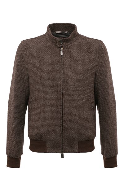 Бомбер из шерсти и кашемира CANALI, арт. 040753/SG02533, фото 1