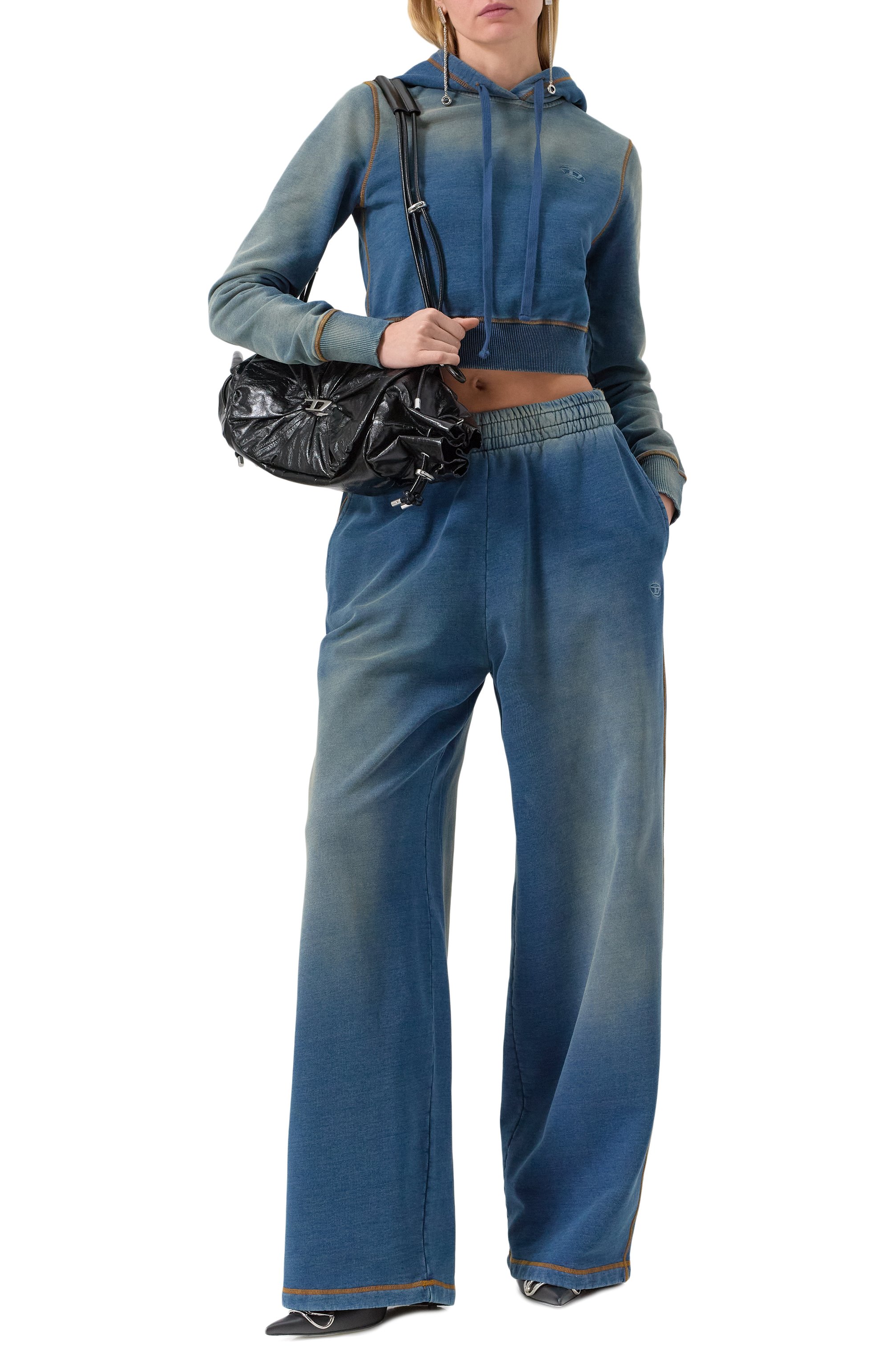 Хлопковое худи DIESEL, арт. A16833/0GIAT, фото 2