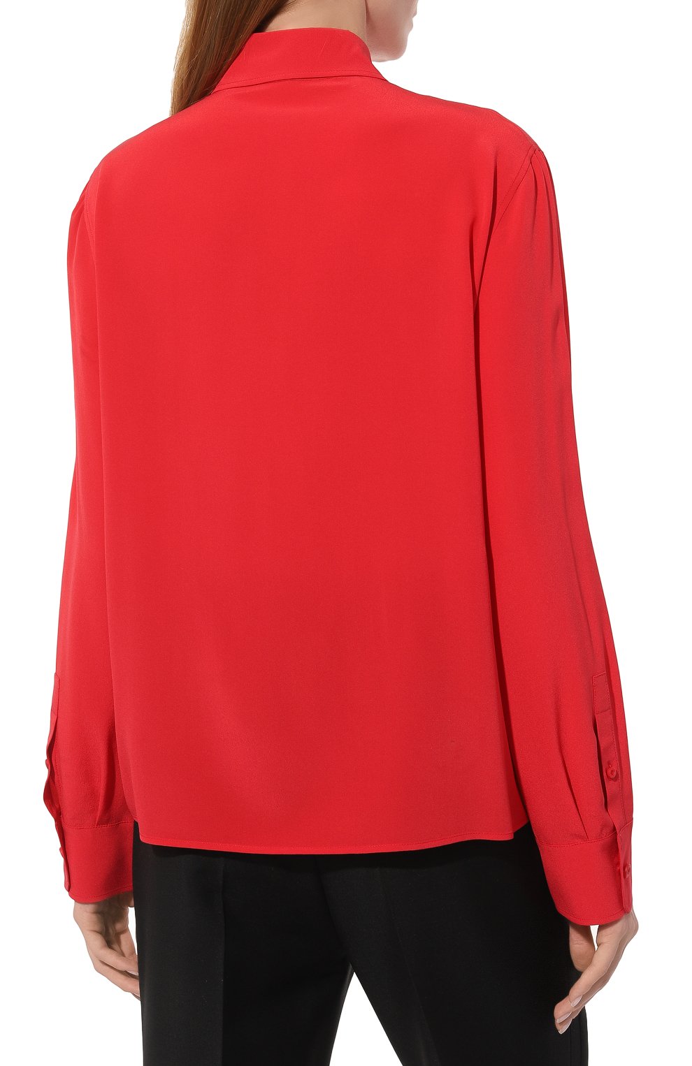 Шелковая рубашка PRADA, арт. P473F-1H51-F0011-221, фото 4