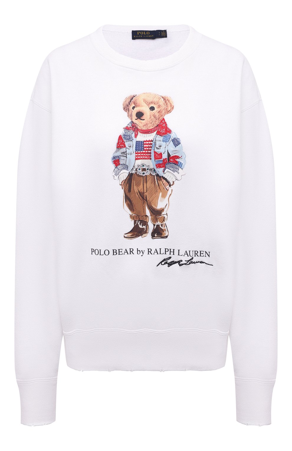 Хлопковый свитшот POLO RALPH LAUREN, арт. 211843273, фото 1