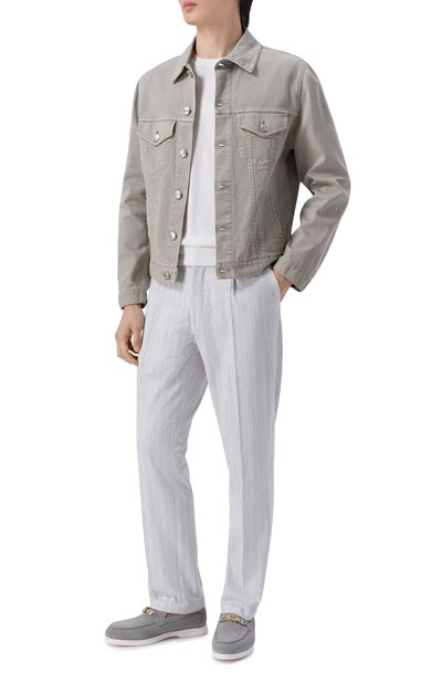 Замшевые лоферы DOUCAL'S, арт. DU3276ARTHUY009I, фото 2