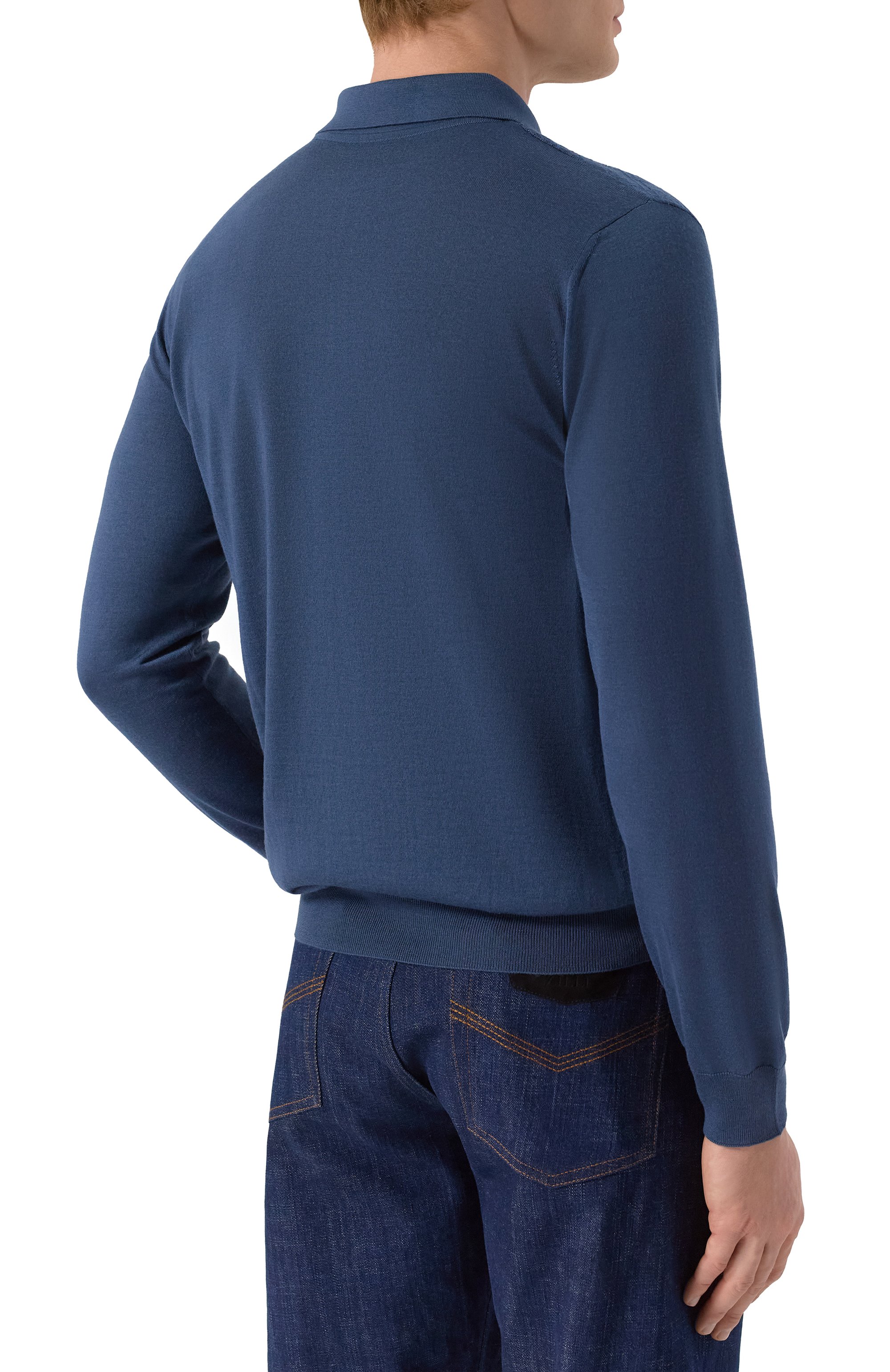 Поло из кашемира и шелка ZILLI, арт. KZP001M0330VMSH00, фото 4