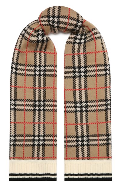 Шерст яной шарф BURBERRY, арт. 8029169, фото 1