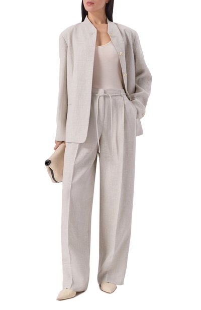 Брюки изо льна и вискозы 12 STOREEZ, арт. 137024, фото 2