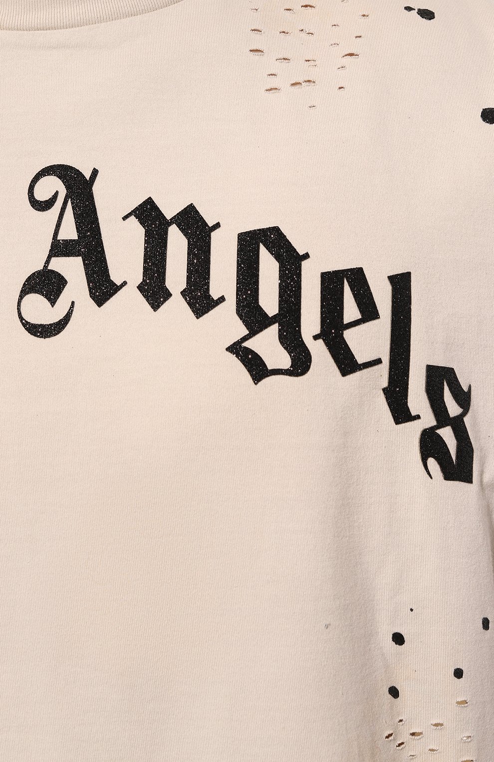 Хлопковая футболка PALM ANGELS, арт. PMAA072F22JER0050310, фото 5