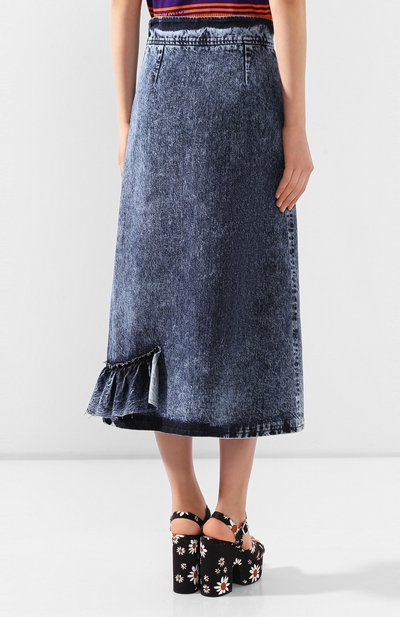 Джинсовая юбка MIU MIU, арт. GWD211-1SCI-F0008, фото 4