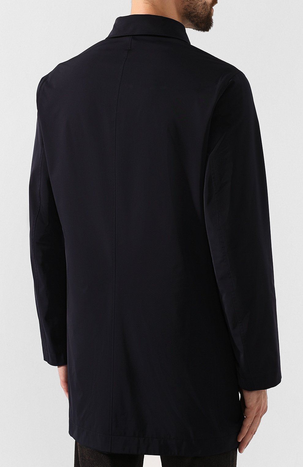 Плащ ZEGNA темно-синего цвета по цене 267000 руб., арт. UTT30/T308, фото 4 Плащ ZEGNA, арт. UTT30/T308, фото 4