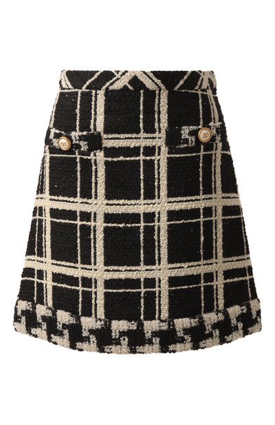 Женская твидовая юбка VALENTINO, арт. 6B3RACM190N