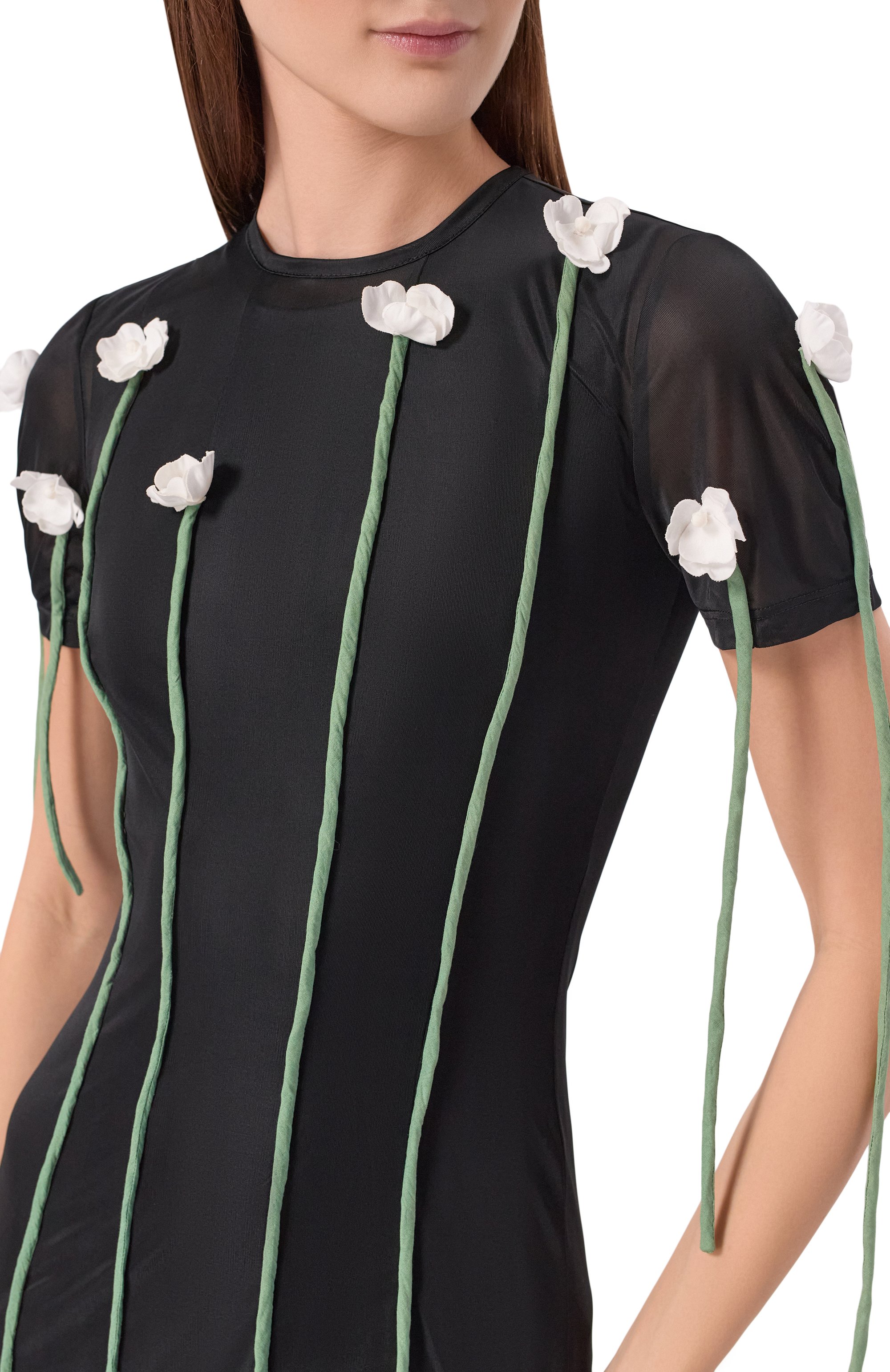 Платье MOSCHINO черного цвета по цене 177500 руб., арт. A0423/0446, фото 4 Платье MOSCHINO, арт. A0423/0446, фото 4