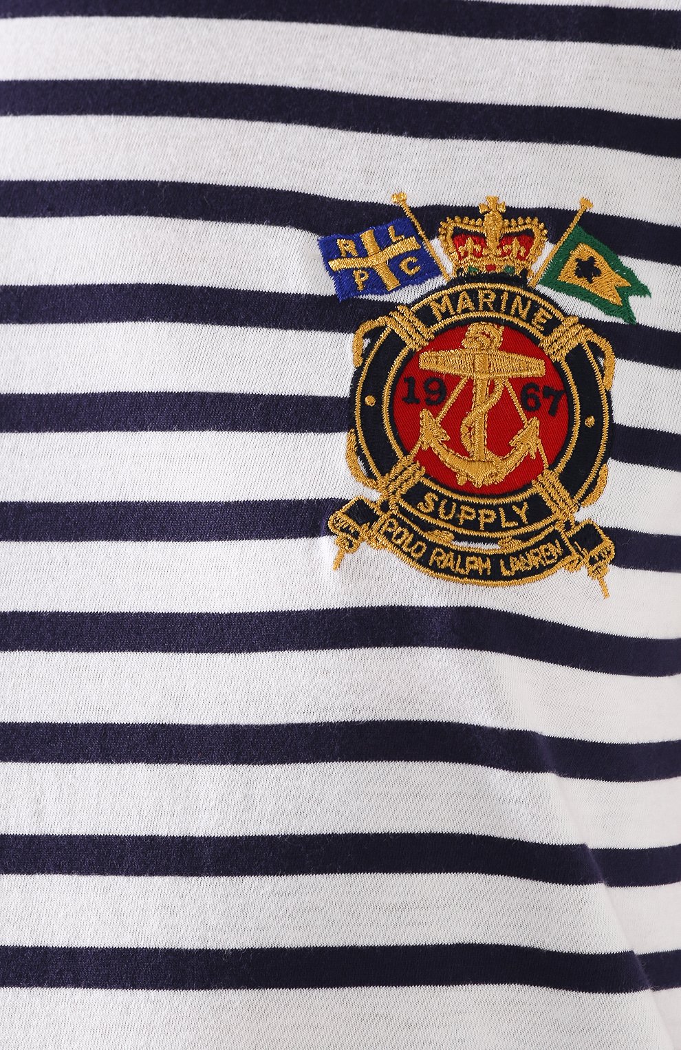 Хлопковая футболка POLO RALPH LAUREN белого цвета по цене 5880 руб., арт. 211732284, фото 5 Хлопковая футболка POLO RALPH LAUREN, арт. 211732284, фото 5