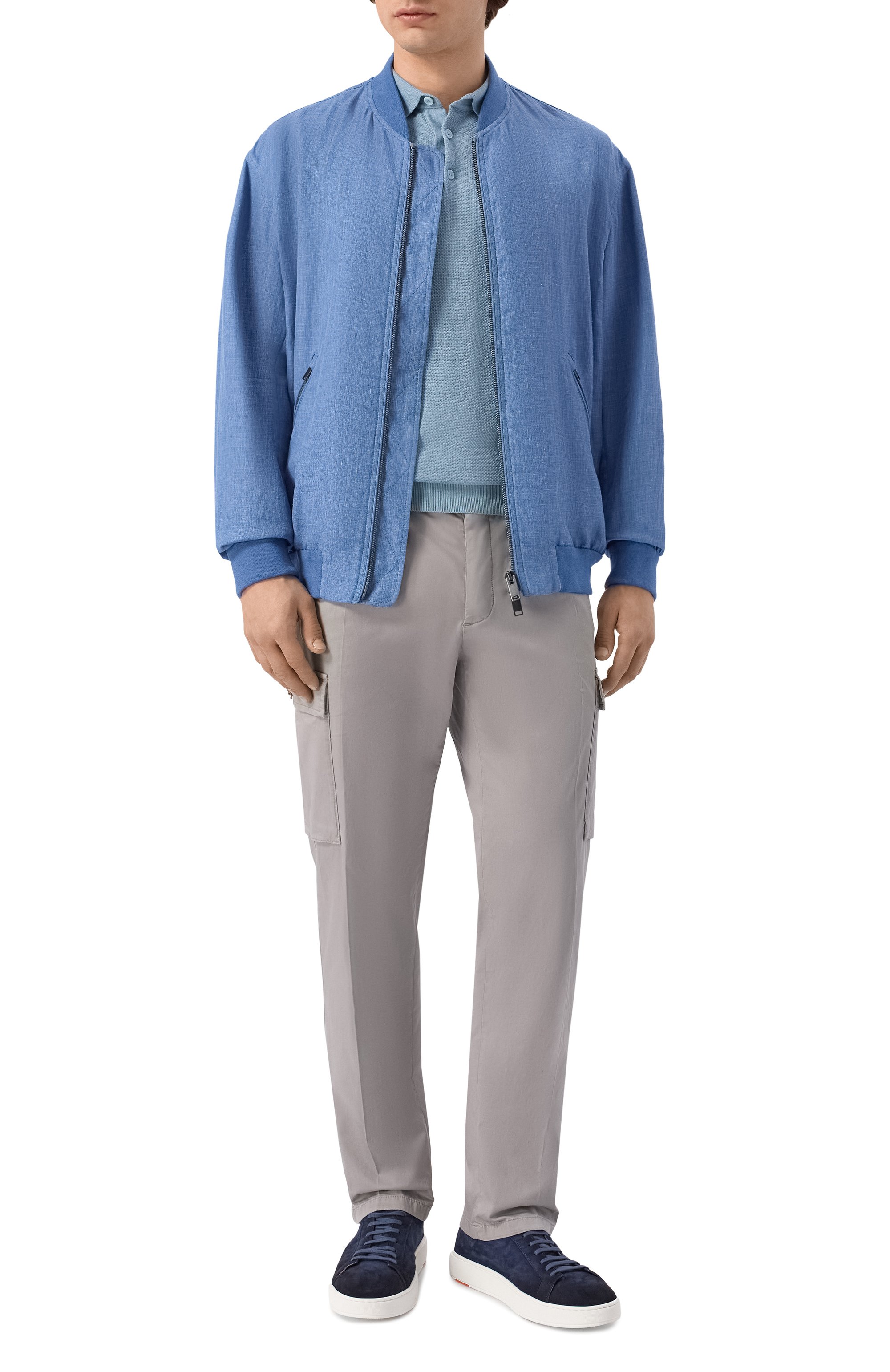 Бомбер изо льна и шерсти MVST, арт. M26.2PM.0008/F098 LINEN RAIN SYSTEM (WITH0UT MEMBR, фото 2