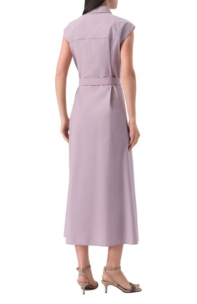 Хлопковое платье BRUNELLO CUCINELLI, арт. ML140A5286, фото 4