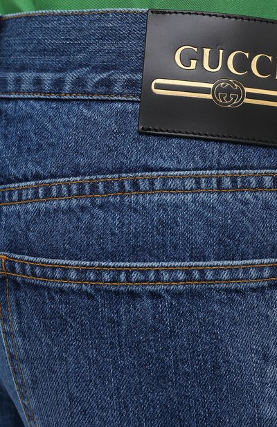 Джинсы GUCCI синего цвета по цене 45950 руб., арт. 644708/XDBJ4, фото 5 Джинсы GUCCI, арт. 644708/XDBJ4, фото 5