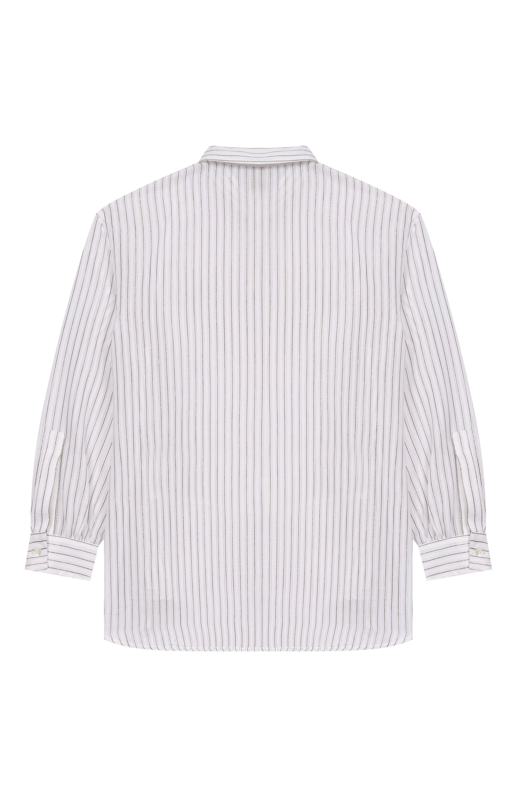 Рубашка из хлопка и шелка ELEVENTY белого цвета по цене 26750 руб., арт. EX5A00/M0029/10-16, фото 2 Рубашка из хлопка и шелка ELEVENTY, арт. EX5A00/M0029/10-16, фото 2