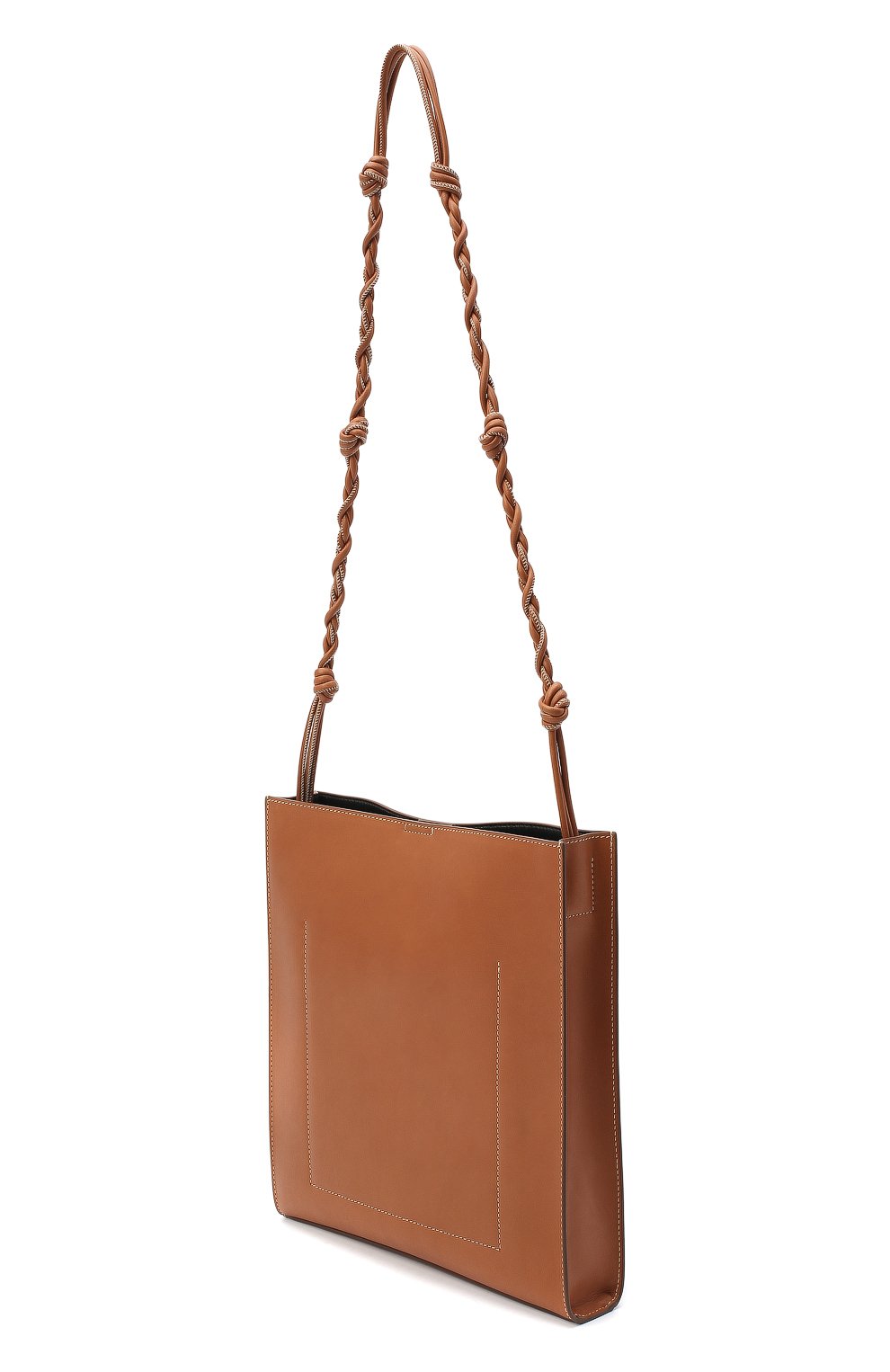 Сумка tangle JIL SANDER коричневого цвета по цене 115500 руб., арт. JSPR853172-WRB69152N, фото 3 Сумка tangle JIL SANDER, арт. JSPR853172-WRB69152N, фото 3
