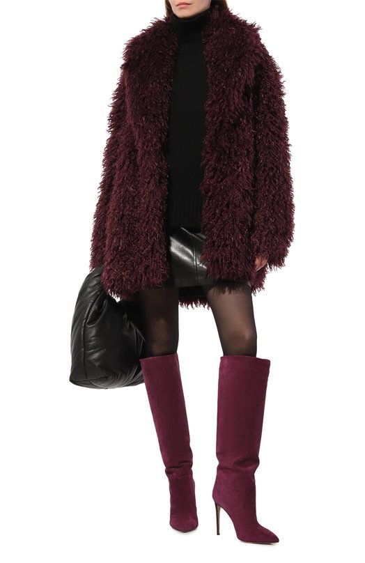 Замшевые сапоги Stiletto 105 Paris Texas PX501STK/XV003 Фиолетовый  PX501STK/XV003 Фото 2
