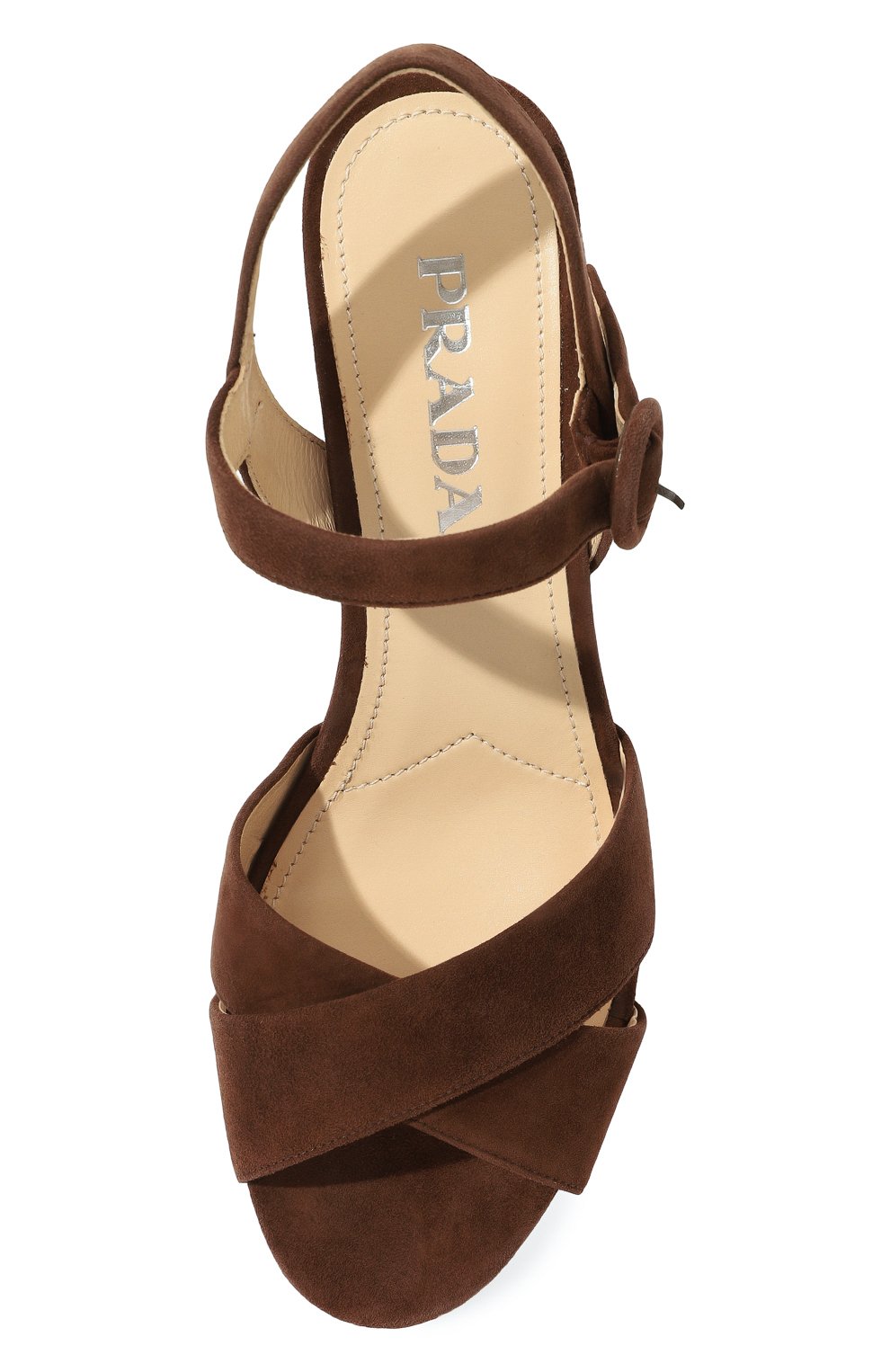 Замшевые босоножки PRADA, арт. 1XP890-008-F0038-B065, фото 6