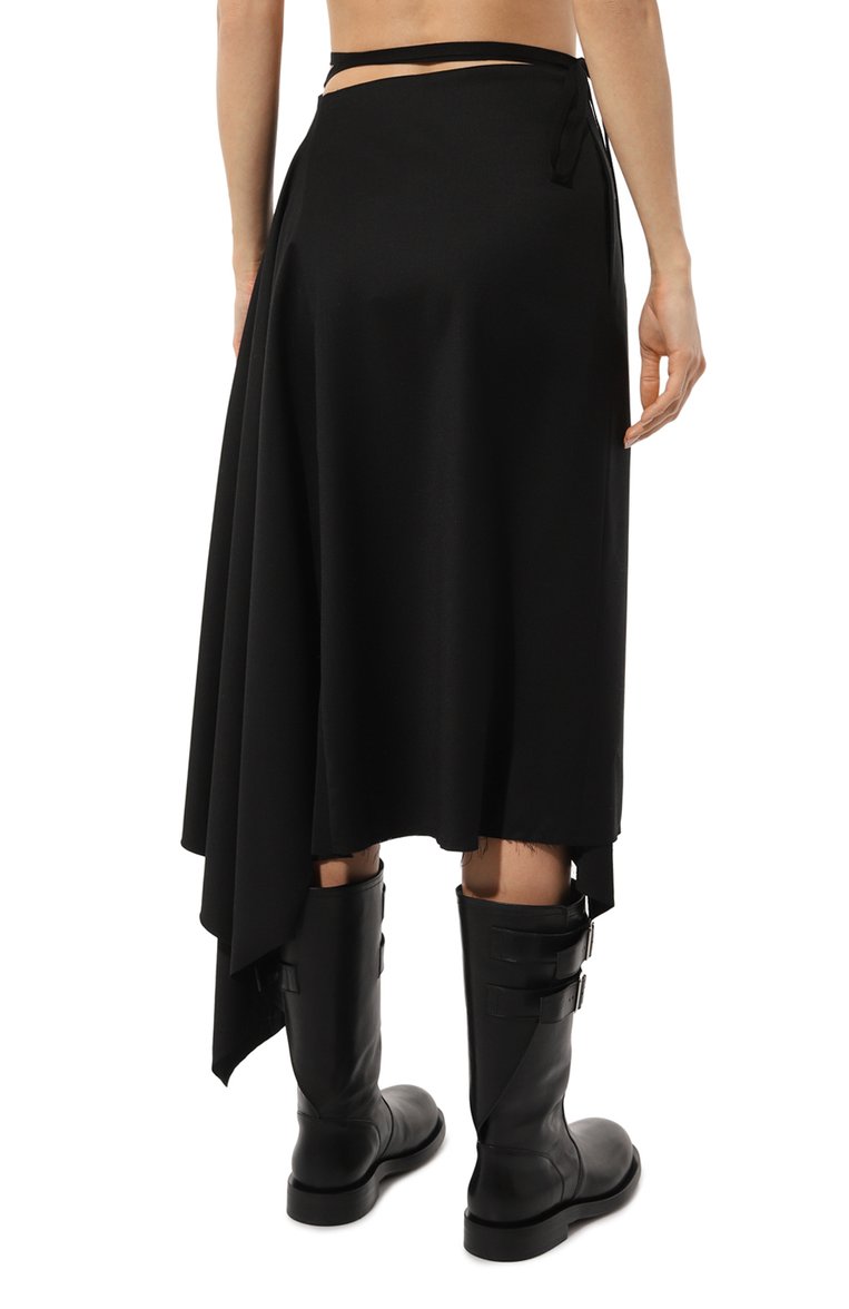 Шерстяная юбка ANN DEMEULEMEESTER, арт. 2402-W-SK06-FA515-099, фото 1