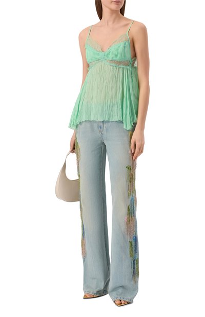 Джинсы BLUMARINE голубого цвета по цене 148000 руб., арт. 4J176A, фото 2 Джинсы BLUMARINE, арт. 4J176A, фото 2