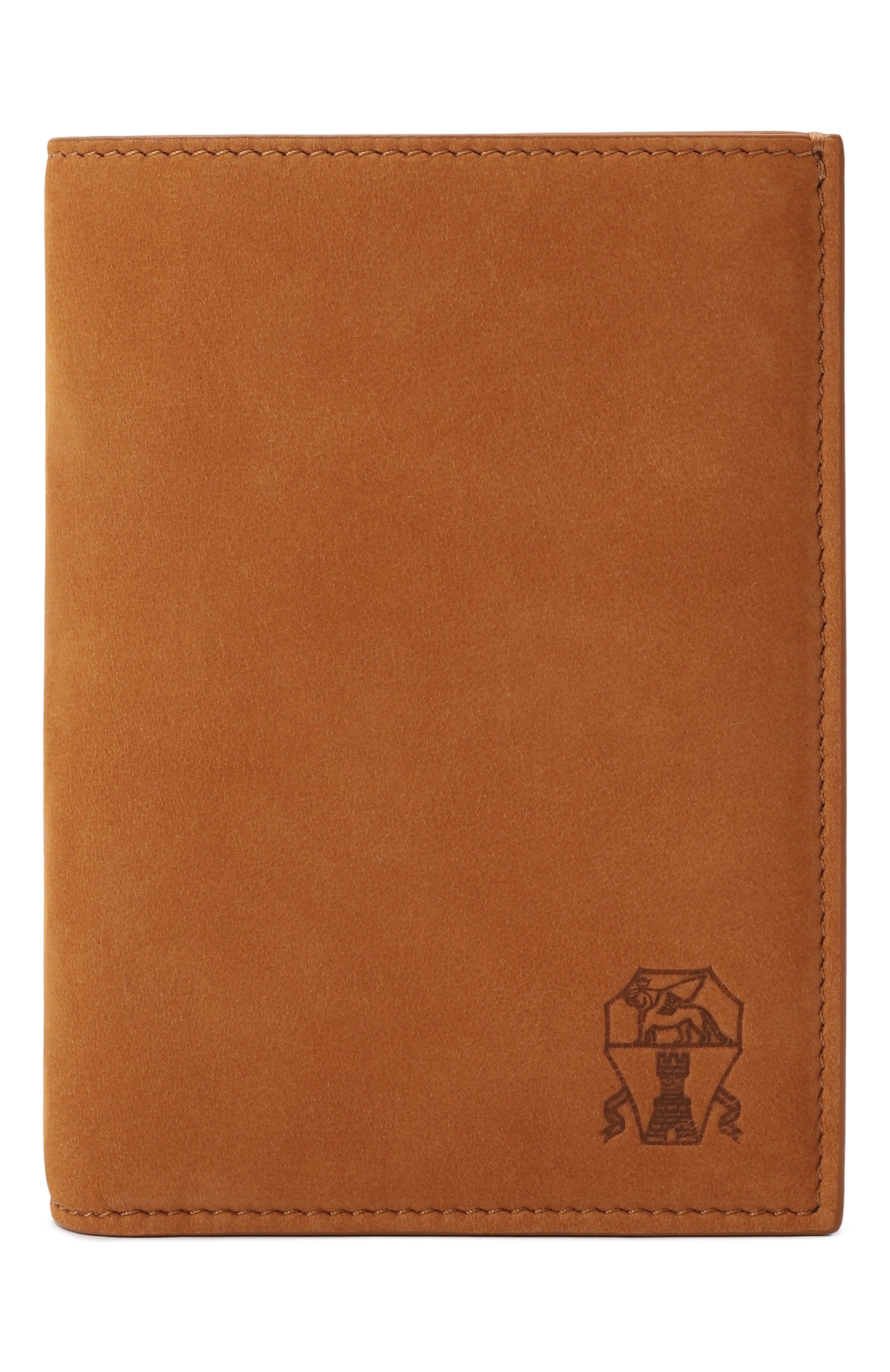 Обложка для паспорта из нубука BRUNELLO CUCINELLI, арт. MWSKBU436, фото 1