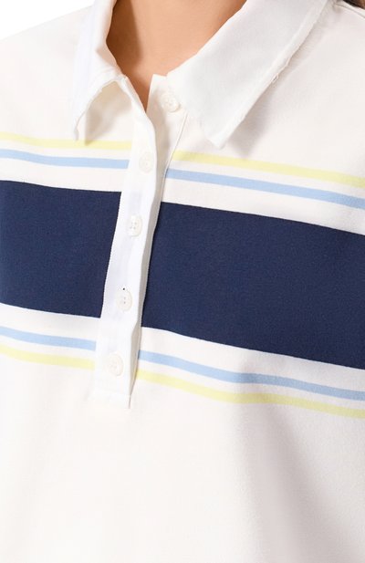 Хлопковое поло RE/DONE, арт. 091-02WRGBP0L/CUT 0FF RUGBY P0L0, фото 5