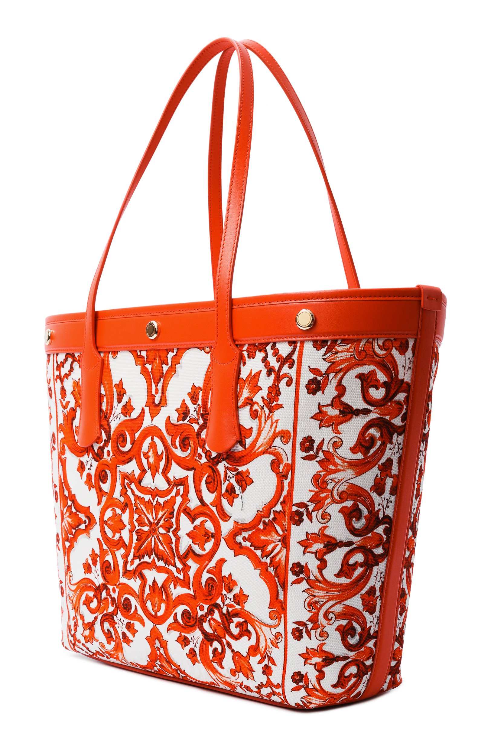 Сумка-тоут atene DOLCE & GABBANA оранжевого цвета по цене 169500 руб., арт. BB7826/AN220, фото 4 Сумка-тоут atene DOLCE & GABBANA, арт. BB7826/AN220, фото 4